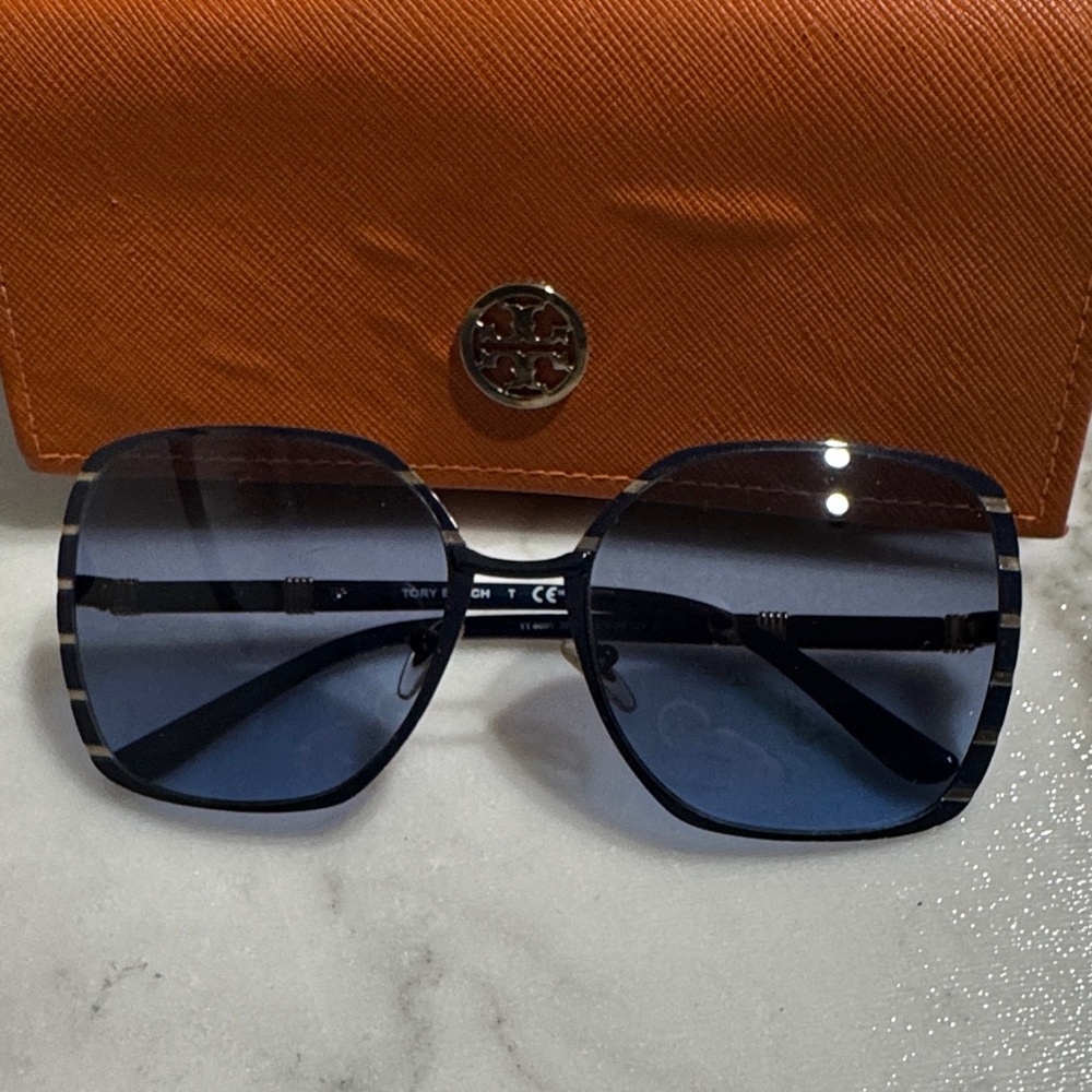 Tory Burch Dark Blue Sunglasses